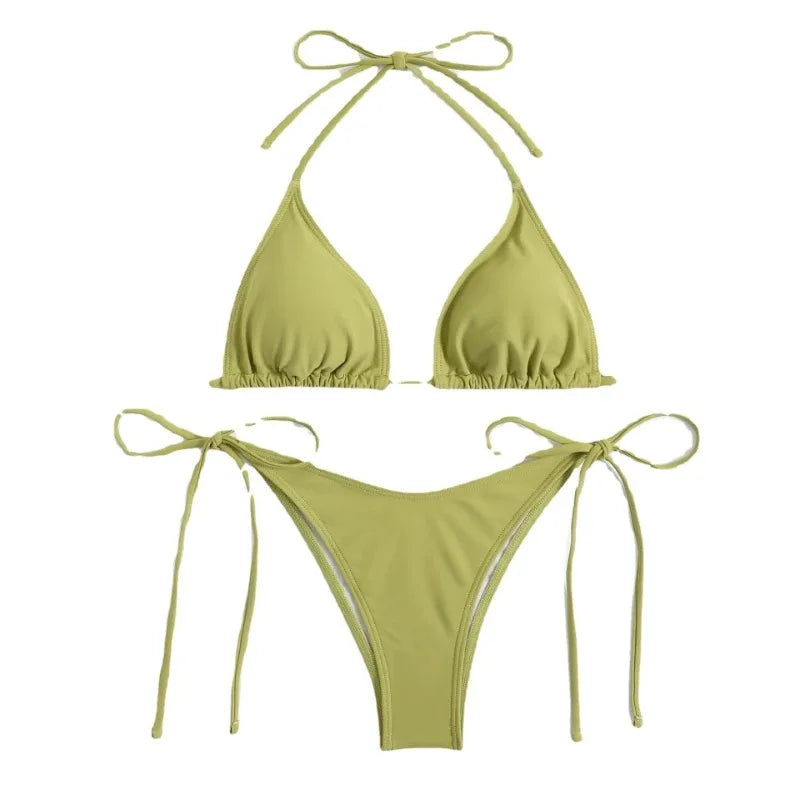 Bikini Set Side Halter Ties