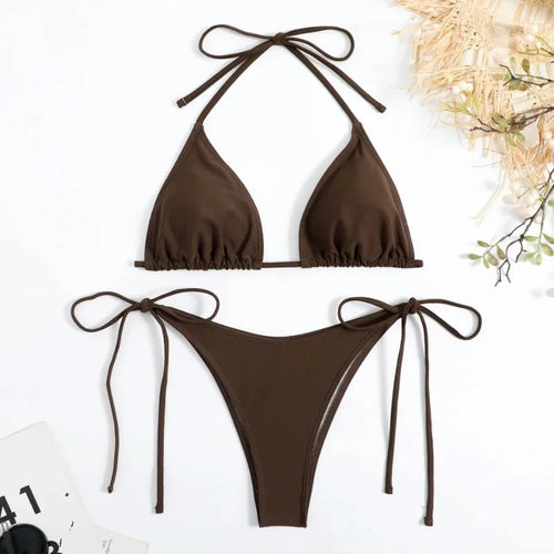 Bikini Set Side Halter Ties